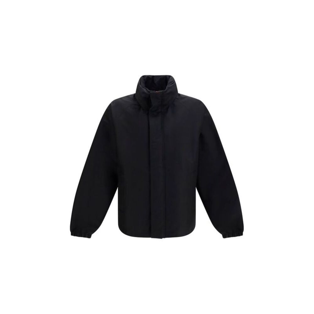 Gucci Black Cotton Full-Length Men's Jacket